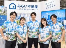 展示会Tシャツ作成　不動産全面印刷　納期早い