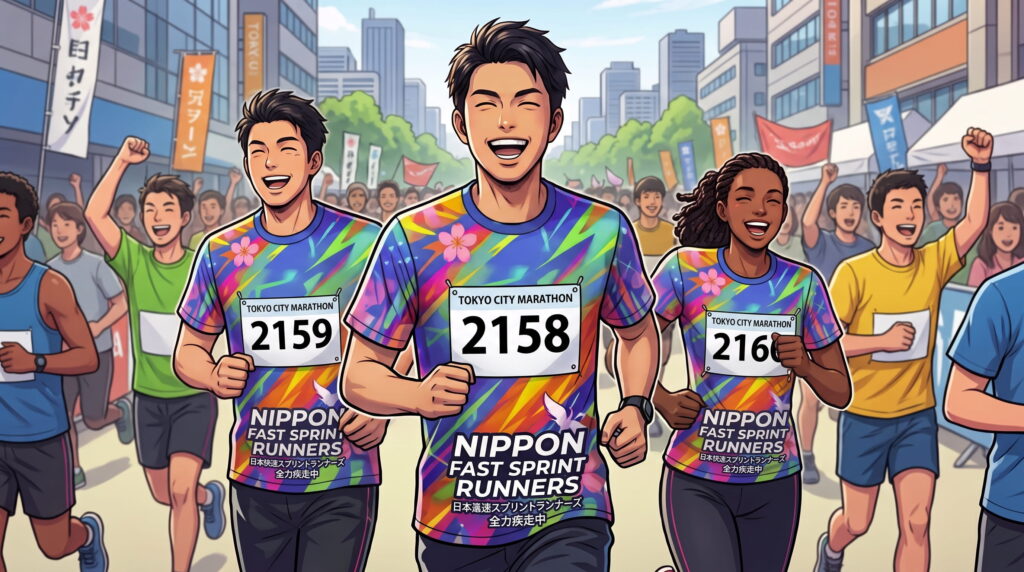 1枚から作れる！マラソン大会・ランニングチーム向け「完全オリジナルドライTシャツ」制作ガイド