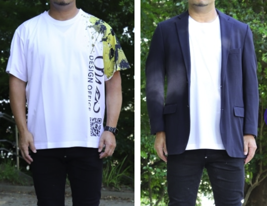 展示会に全面印刷Tシャツ作成専門店ゼンプリ