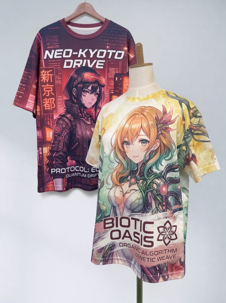 同人・物販グッズ「フルグラフィックTシャツ」作成