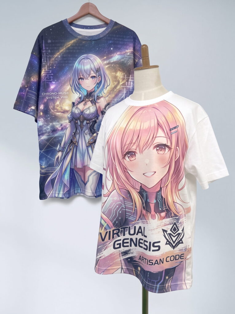 フルグラフィックTシャツの同人・物販作成ガイド｜1枚〜小ロット発注で在庫リスクゼロにする方法