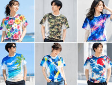 総柄Tシャツ作成