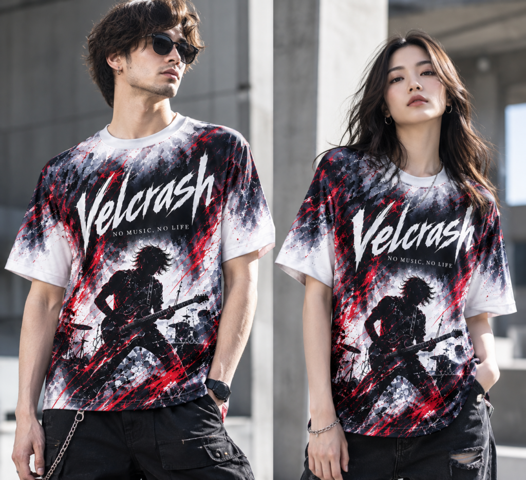 ロックライブTシャツ作成
